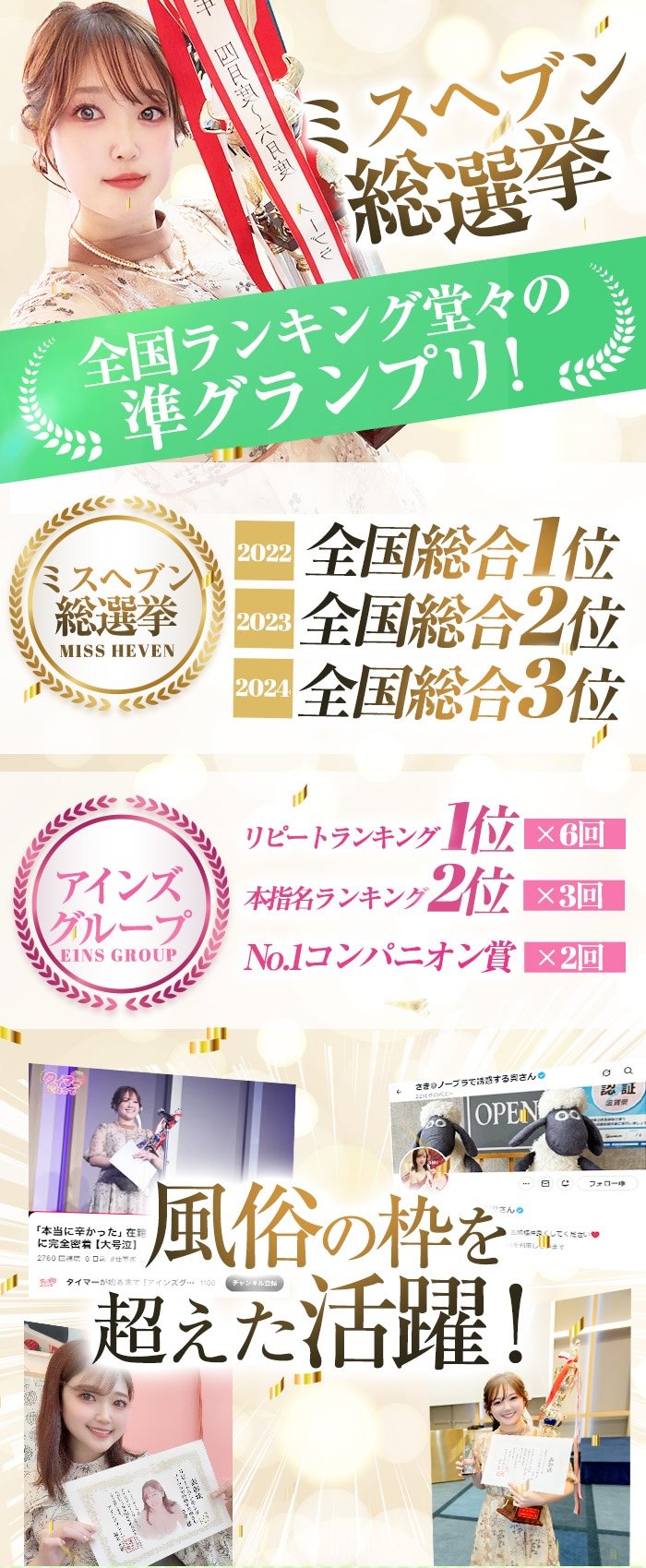 さきさんの実績