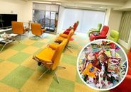 待機室は広々していて綺麗な場所♪お菓子も食べ放題♪Wi-Fi完備♪モバイルバッテリー貸し出しなのでコンセント不要♪快適に過ごしていただけます!