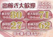 出稼ぎ人数:46人／滞在時平均収入:101万円／出稼ぎリピート率:93％　たくさんの女の子が全国からわざわざ愛知県の当店まで稼ぎに来ています！人気店愛知県総合１位＝愛知県で一番稼げる間違いのないお店です🥰出稼ぎは愛知県がアツい！そしてその愛知県で一番女の子に選ばれているお店が『やまとなでしこ』です🌟