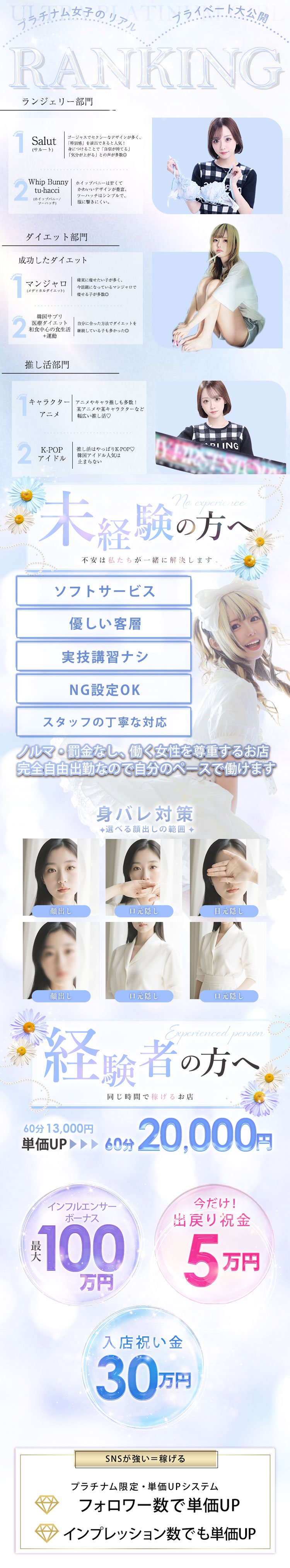 ウルトラプラチナム 女の子のプライベートを大公開！